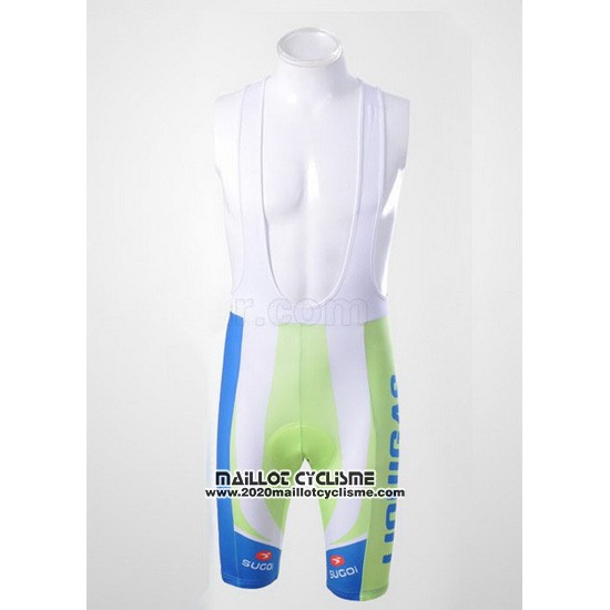 2011 Maillot Ciclismo Liquigas Cannondale Blanc et Vert Manches Courtes et Cuissard